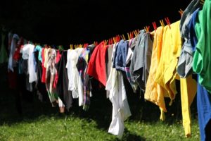 Washing on the line